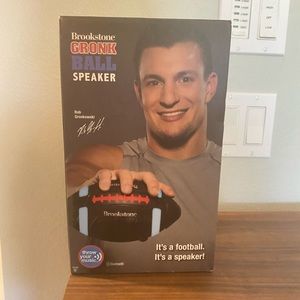 NIB Gronk FootBall Speaker Brookstone